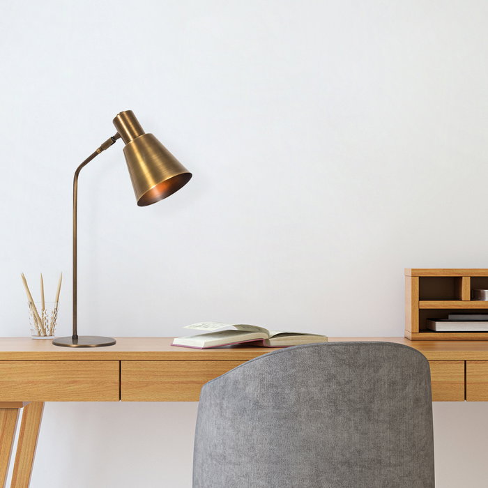 Opviq Sivani - MR-606 Lámpara de mesa con cuerpo metálico Cobre